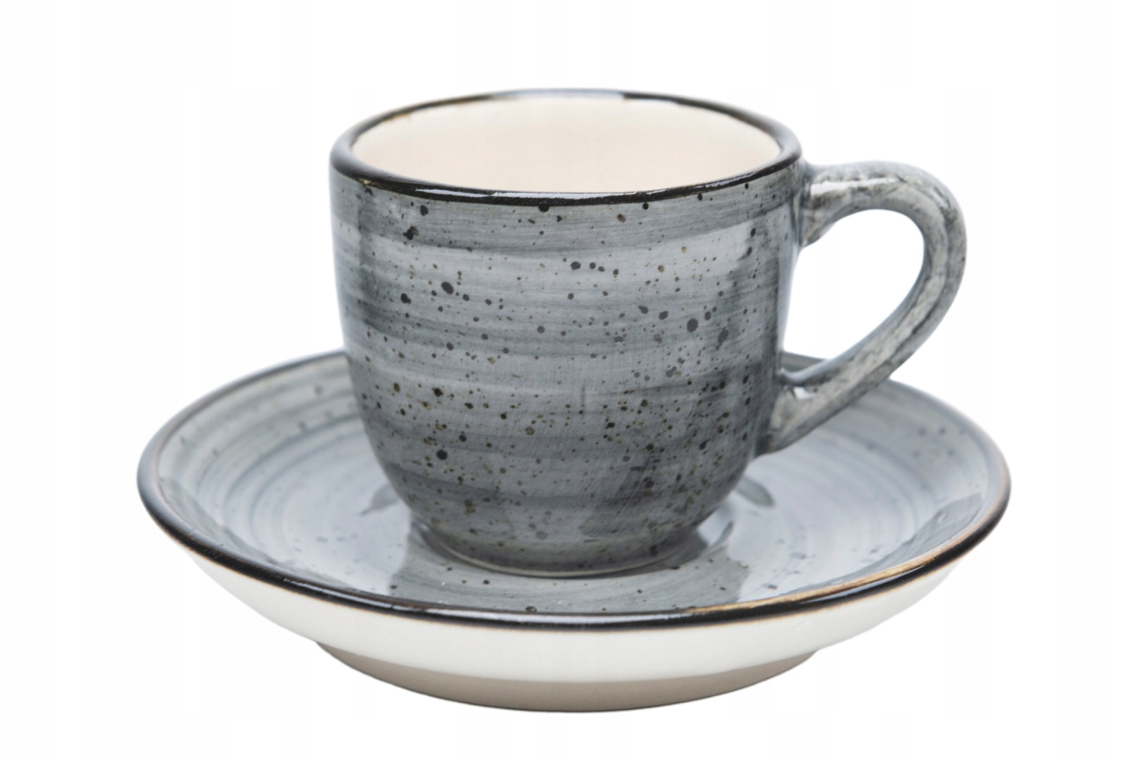 

Filiżanka espresso bel rustic kamionka szara kera
