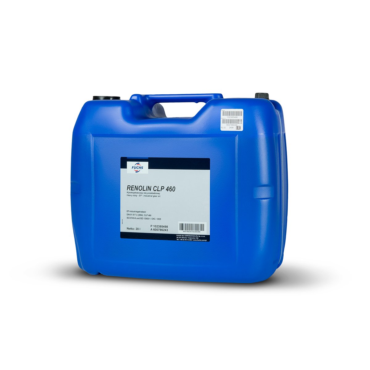 FUCHS RENOLIN CLP 460 20L.