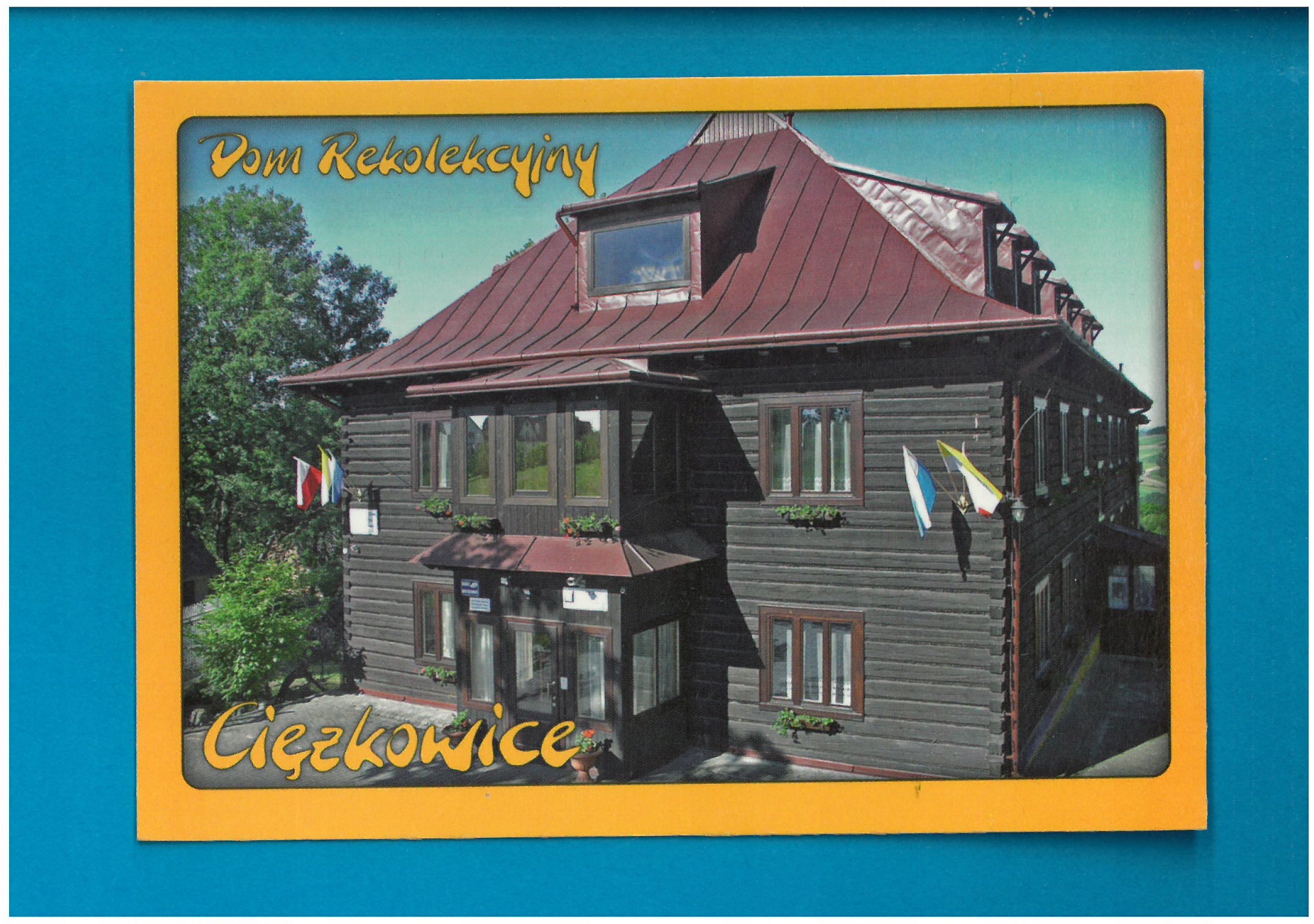 CIĘŻKOWICE DOM REKOLEKCYJNY POCZTÓWKA LATA 2000