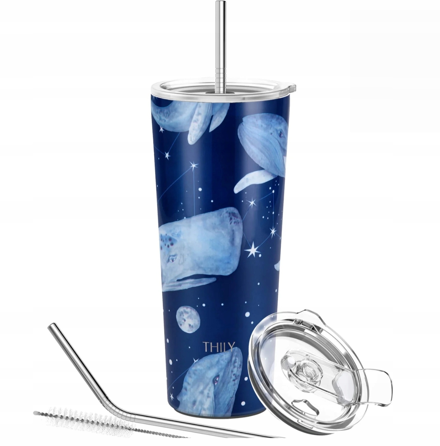 Thily Cestovní hrnek s vakuovou izolací z nerezové oceli