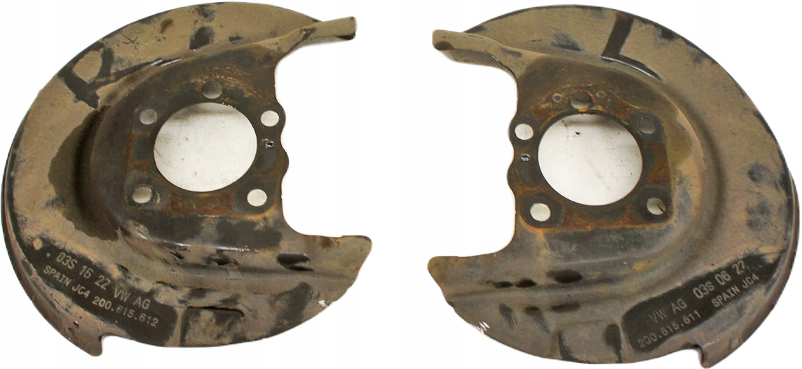 PH058+ Skoda Kamiq Osłony Tarczy Tył 2Q0615611 2Q0615612