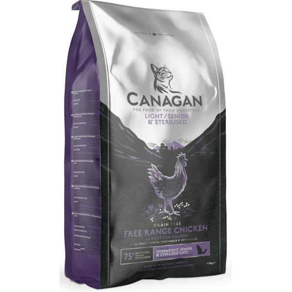 Levně Canagan Cat Dry Light Senior Sterilised 1,5 kg