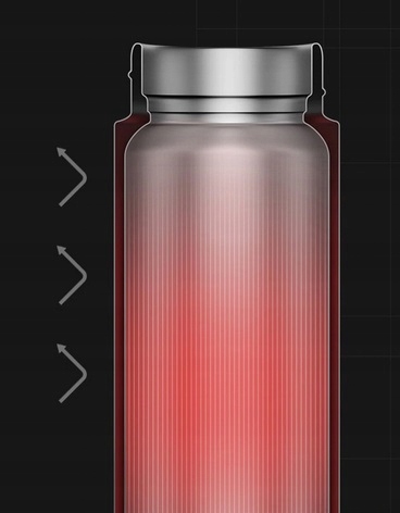 TERMOS BUTELKA TERMICZNA KUBEK 450ml LED REKLAMOWY Rodzaj termos na napoje