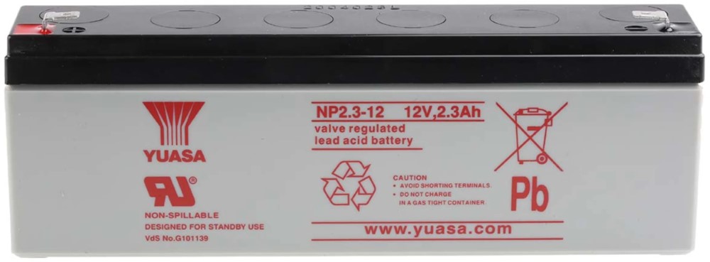 Akumulator Bateria Yuasa NP2.3-12 12V 2,3Ah Do Zasilaczy Awaryjnych Ups Eps