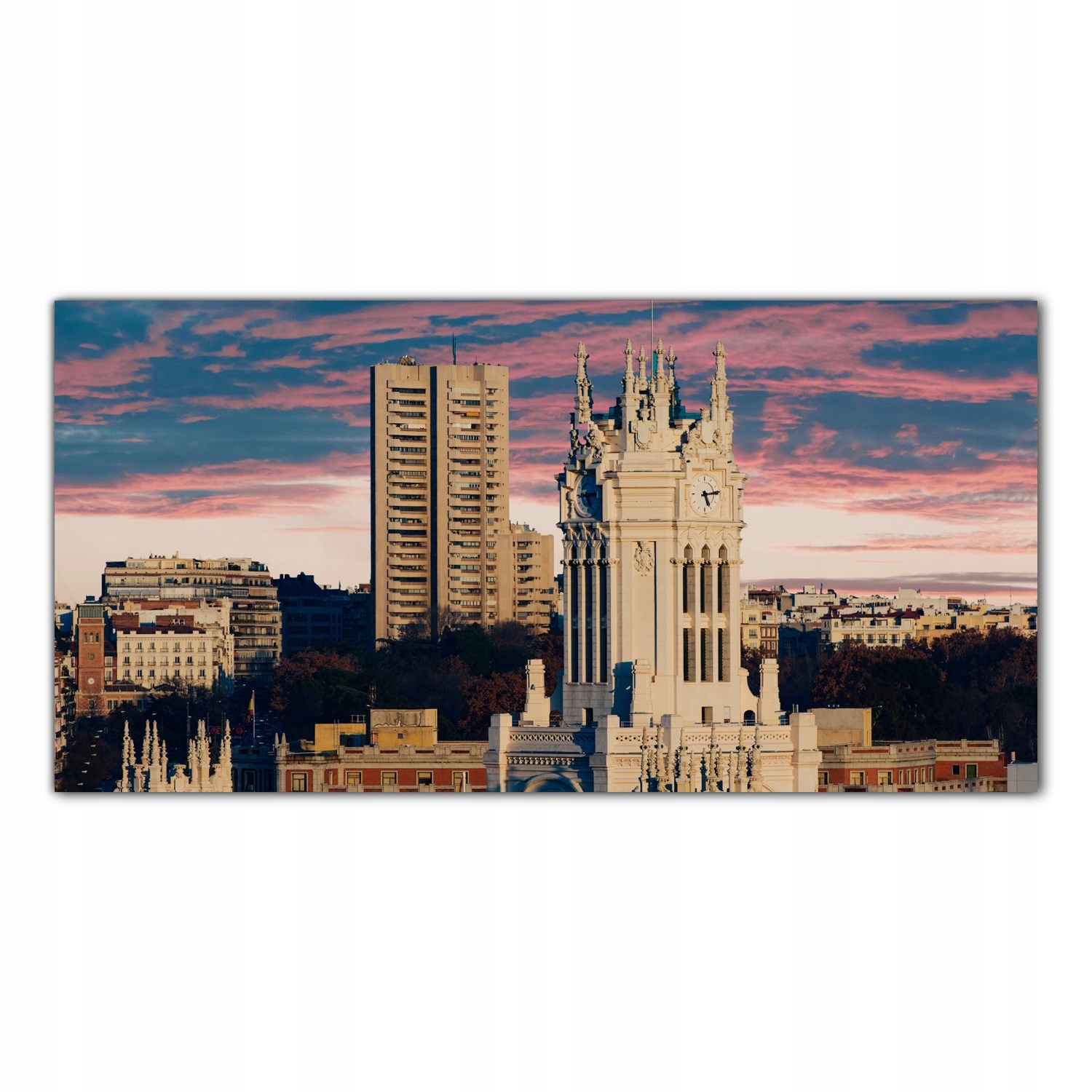

Obraz na szkle Foto Madryt Miasto Panorama 120x60