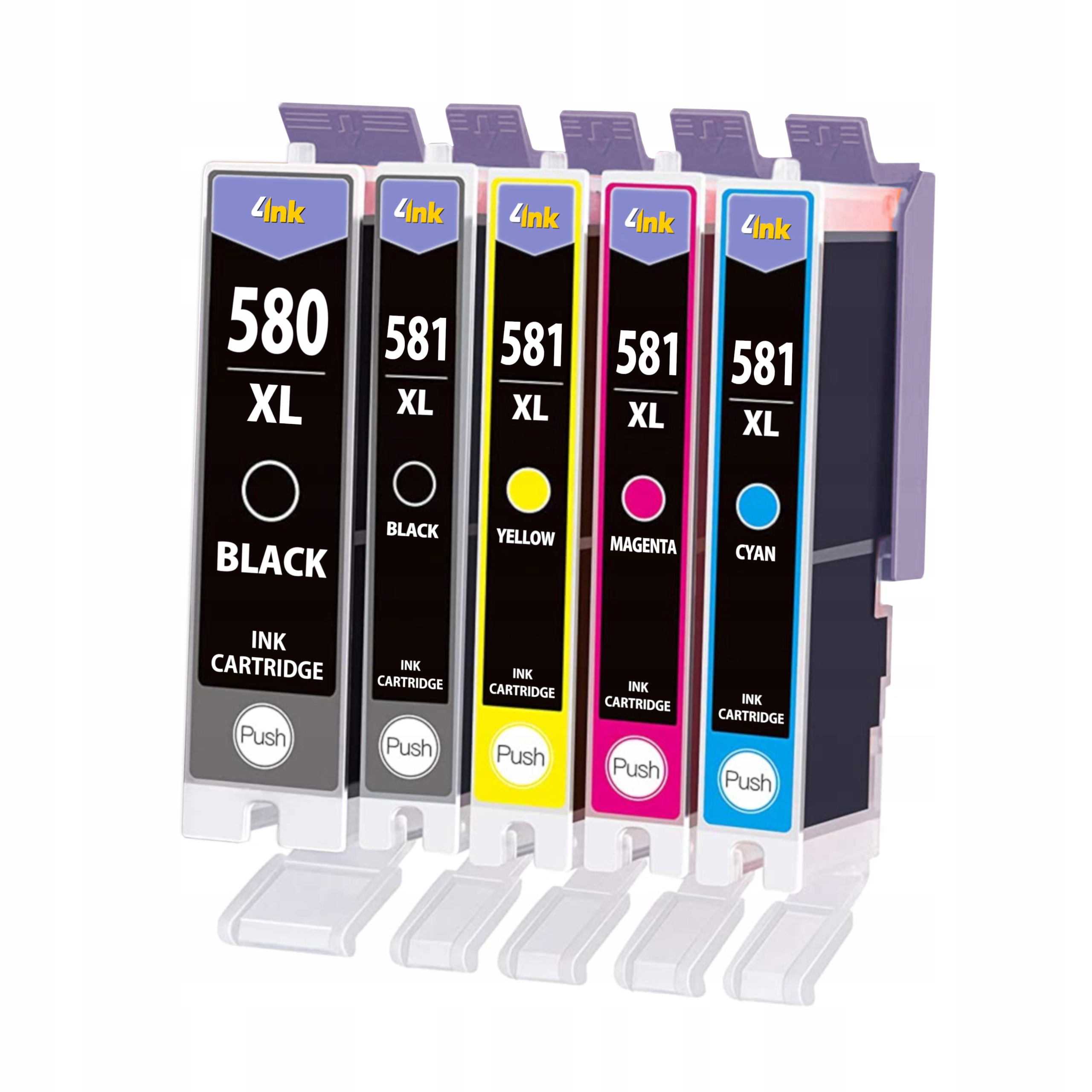 5x Tusz Do Canon Pixma TR7550 TS6150 TS6250 TS6350