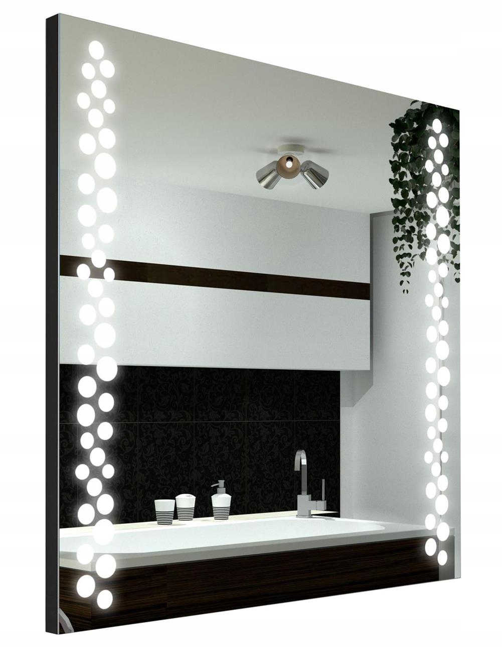 Led zrkadlo Toronto s krytom 50x50 cm