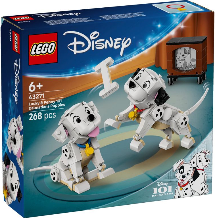 43271 Lego Disney 101 dalmatinů Štěňátka Šťastný a Penny