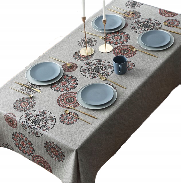

Obrus plamoodporny rustykalny dekoracja boho