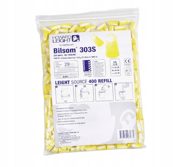 Беруши BILSOM 303s-картридж 200 пар