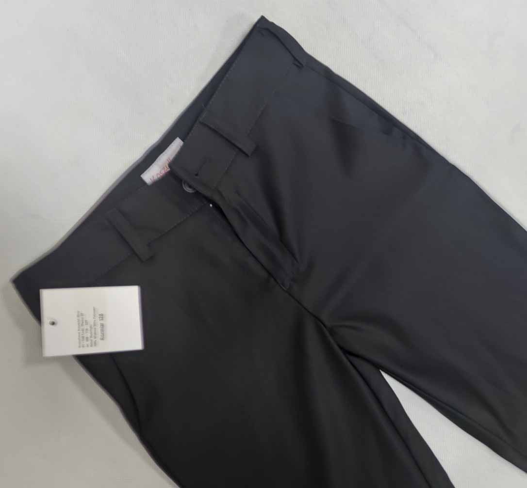 Spodnie eleganckie na komunie dla chłopca SZEROKI PAS czarny Koszulland 140 Kolor czarny