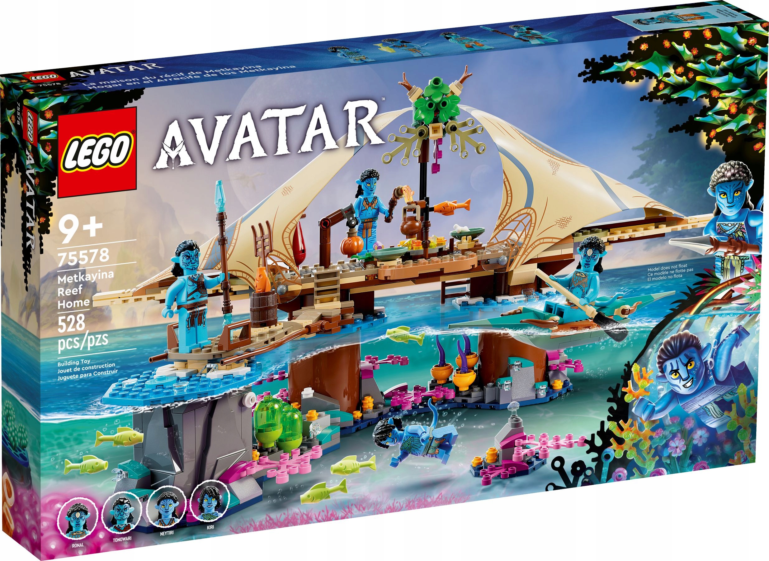LEGO Avatar 75578 Dom na rafie klanu Metkayina ORYGINALNE Klocki na prezent