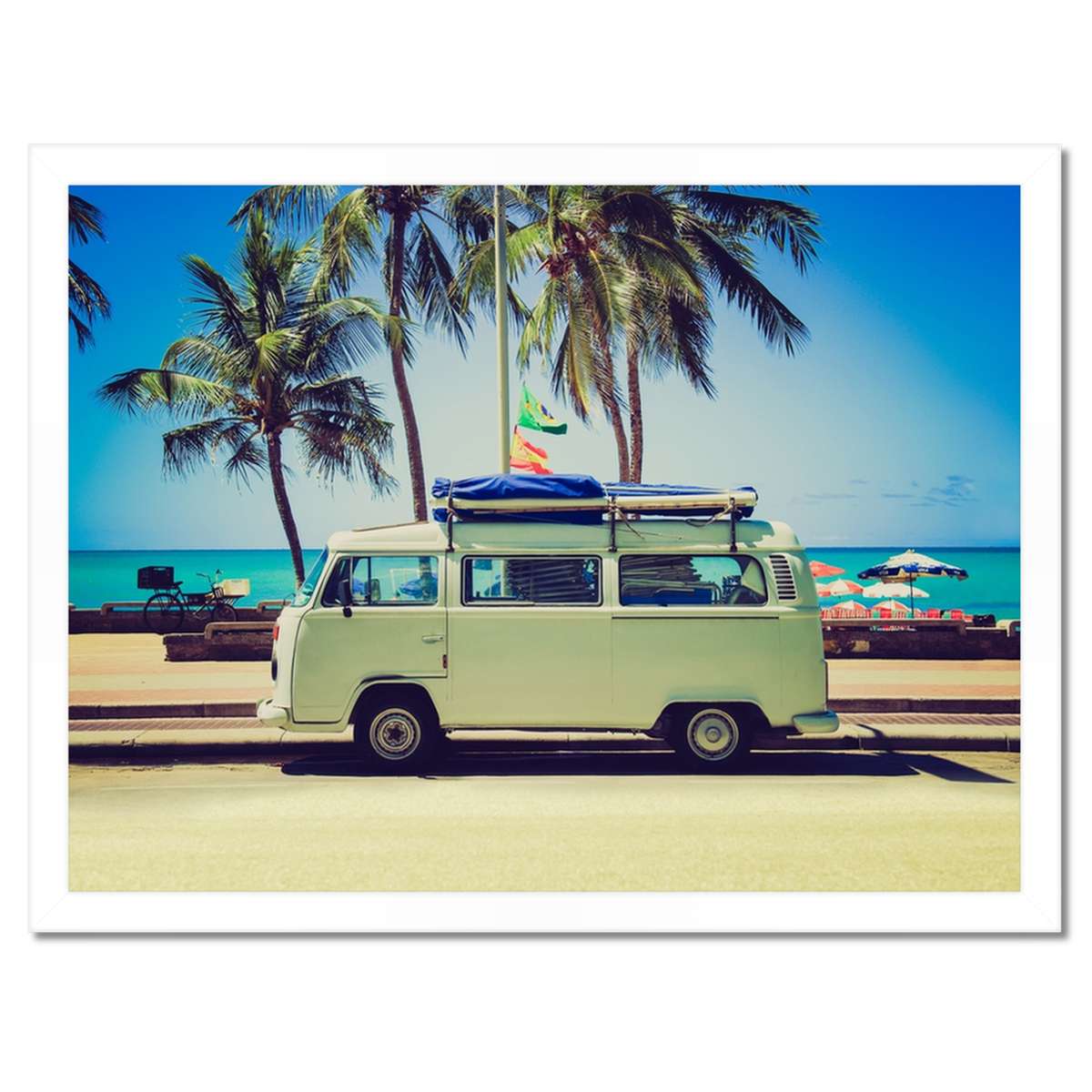 Plakáty v rámu 40x30 Volkswagen Transporter