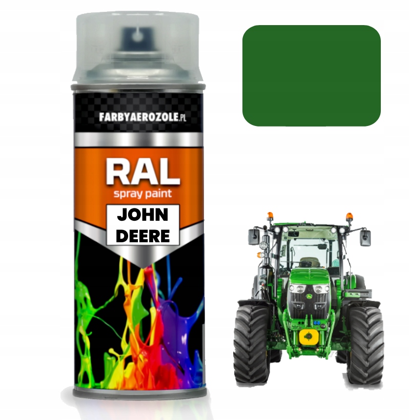 John Deere Zielony od 1982r. Lakier do Traktorów Rolniczych 400ml Spray