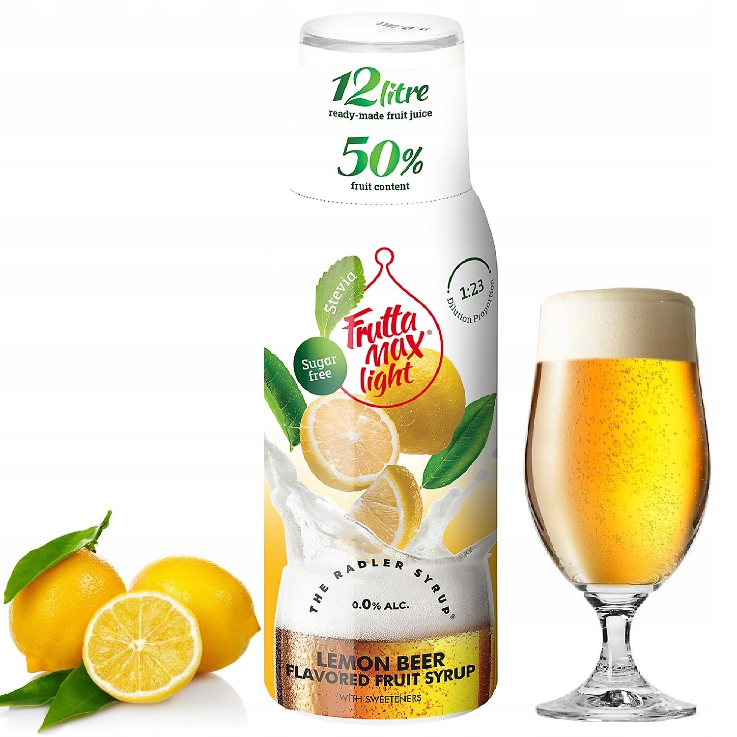 Syrop do saturatora Soda FruttaMax Radler Cytrynowy Light 500 ml Pojemność 500 ml