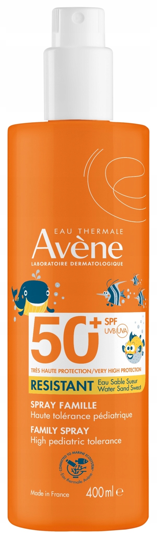 Avene Sun Spf 50+ spray dla rodziny bardzo wysoka ochrona 400 ml