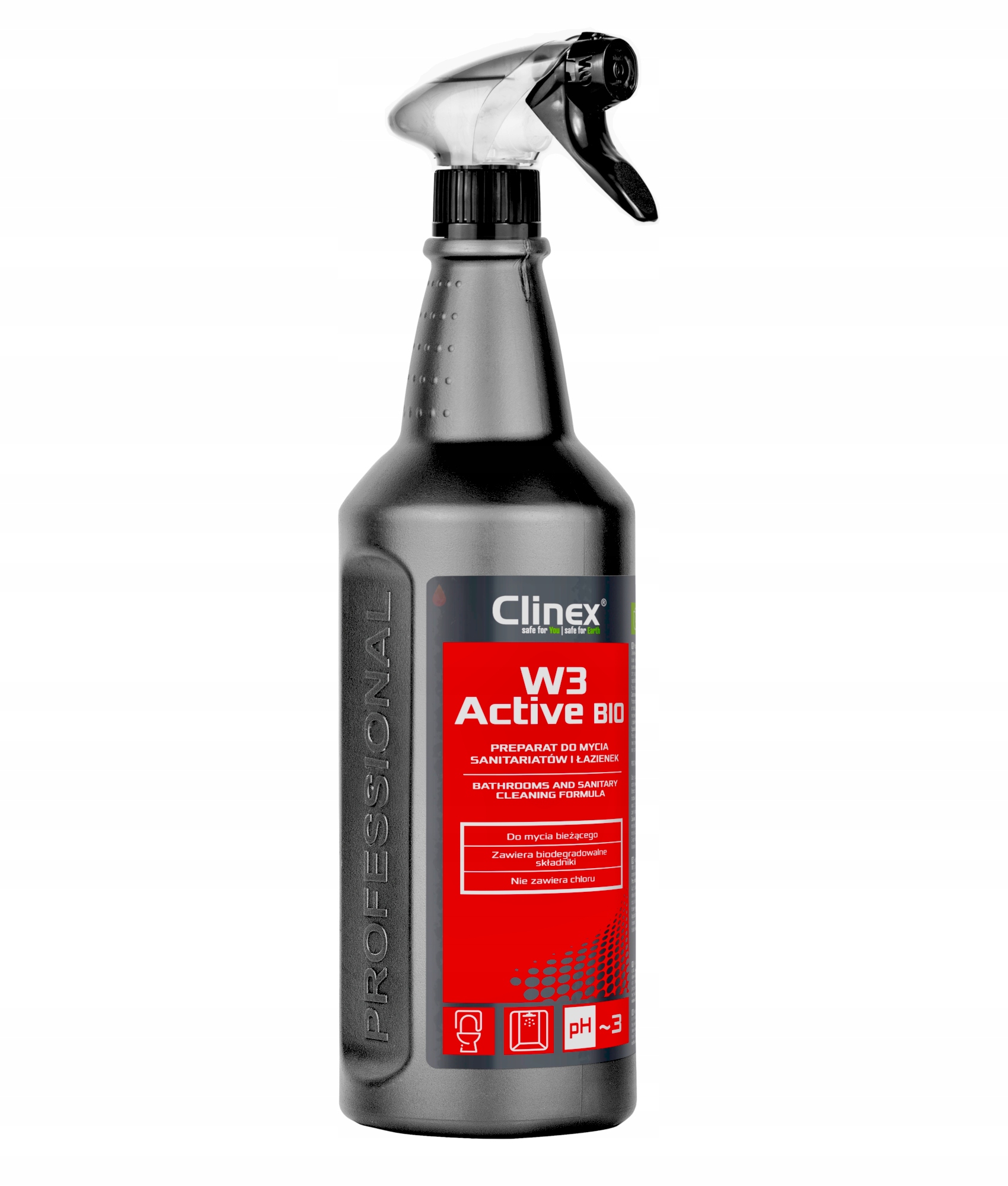 

Clinex W3 Active Bio, Płyn do mycia łazienki 1L