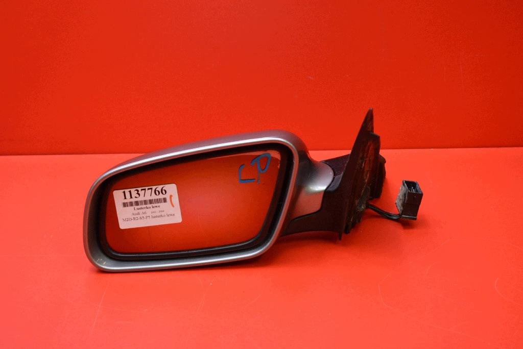 mirror left silver EU 010593 AUDI A6 C5 LIFT 01-04 7 PIN