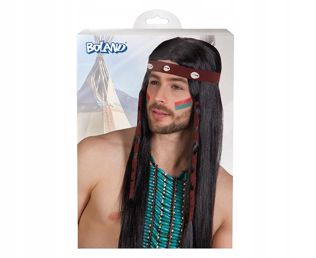 Dětský kostým Indiánská Paruka Kostým na Karneval Splnění snů