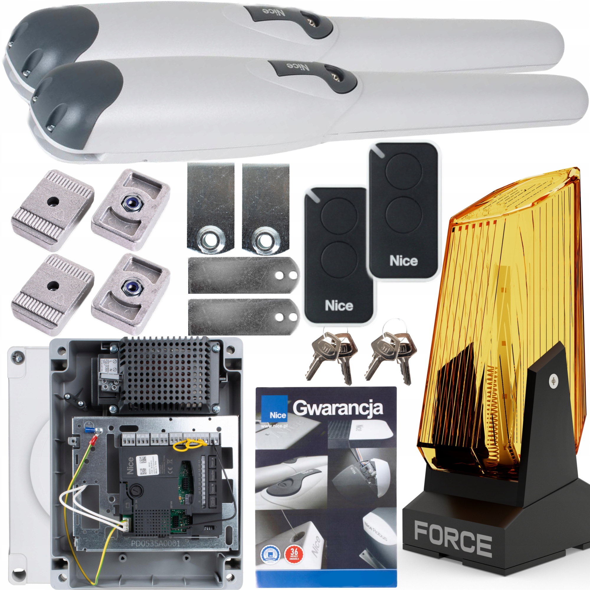 Sada pro automatizaci brány Nice Wingo 2024 komplet