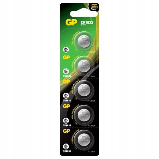 

Bateria litowa Gp CR1632 5 szt.