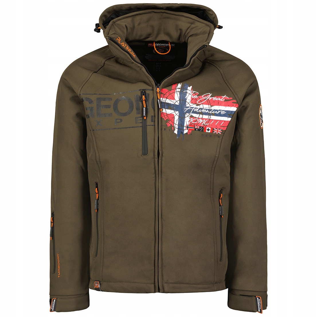 Geographical Norway bunda pánská Trusty Men softshell XL khaki