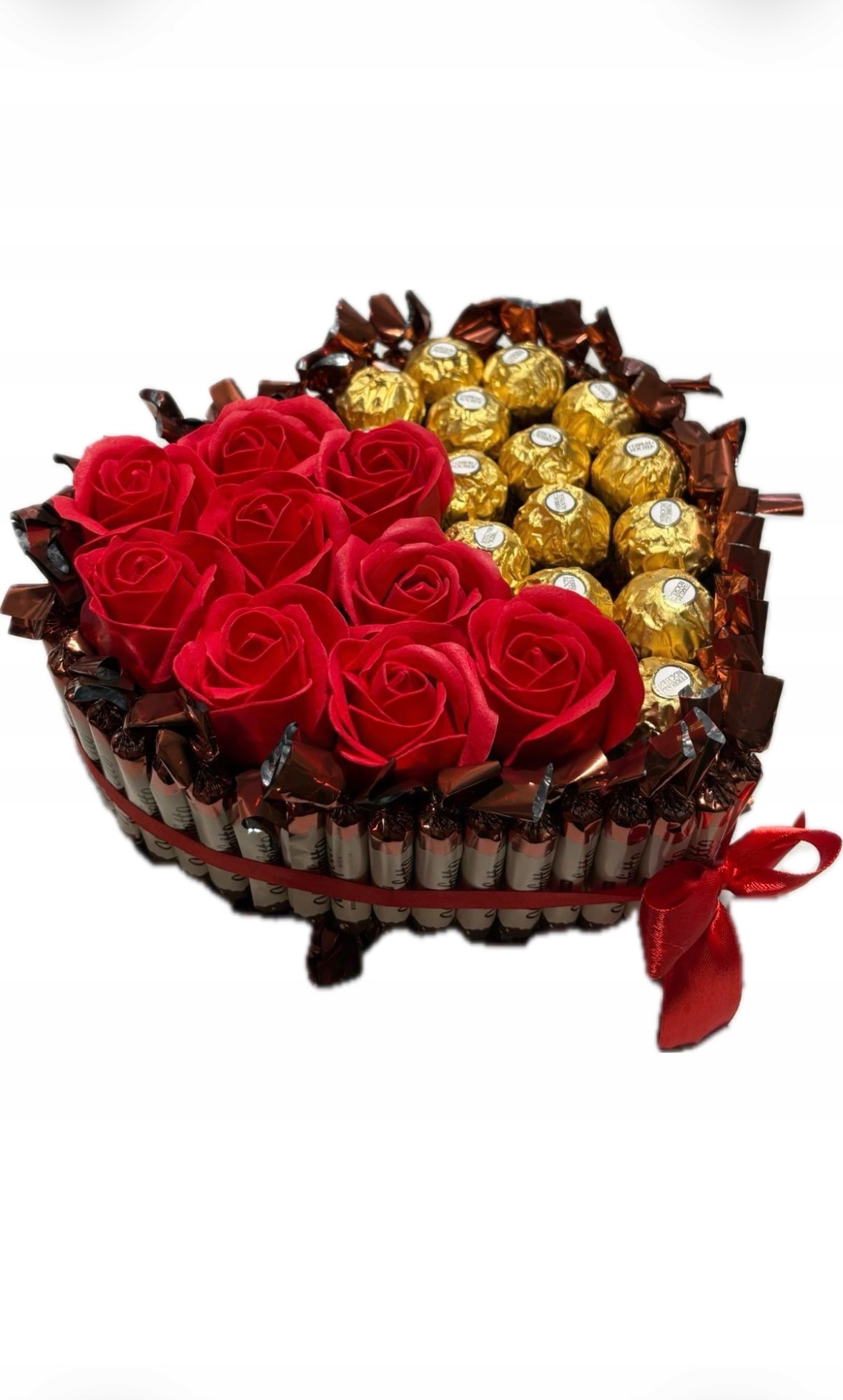 Levně Dort ze sladkostí – Dort jako dárek sada sladkostí k narozeninám Den žen