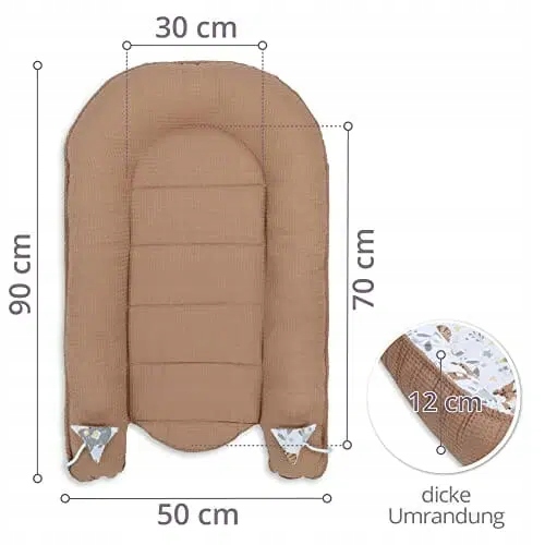 Ochraniacz niemowlęcy noworodek 90x50 cm - kokon R Liczba elementów 1