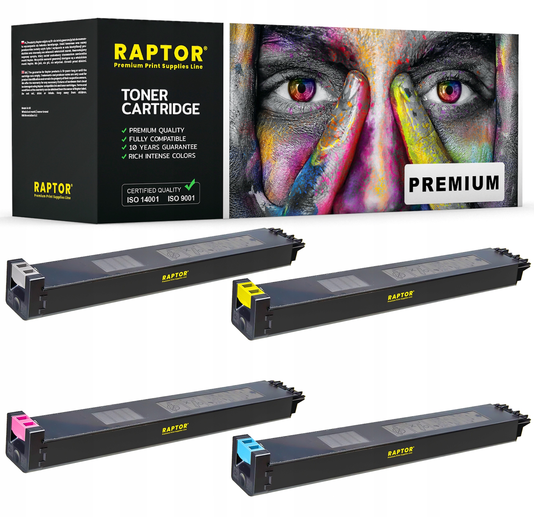 4x Toner Pro Sharp MX36GT MX-2610N MX-2615N Komplet