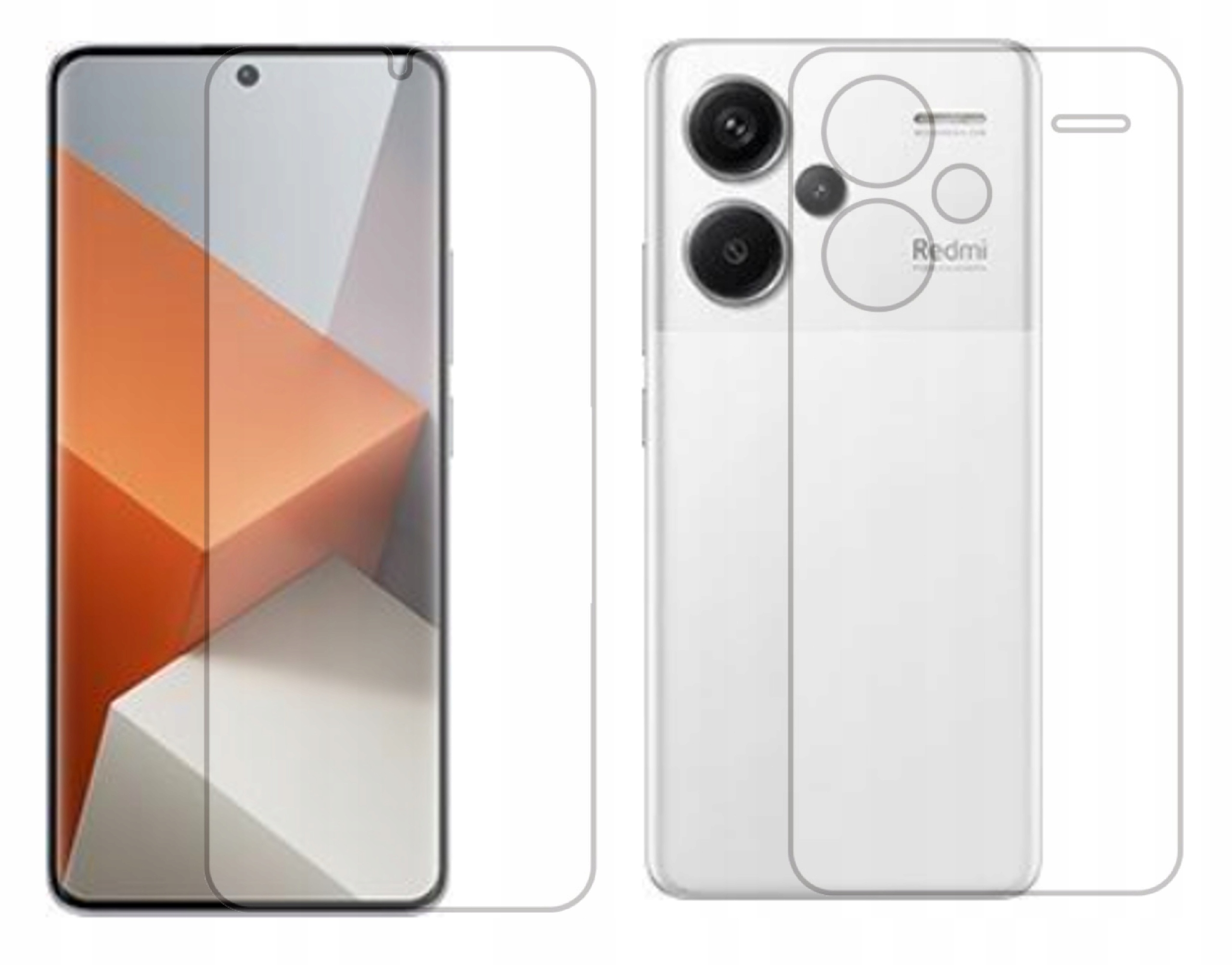 FOLIA HYDROŻEL PRZÓD + TYŁ DO REDMI NOTE 13 PRO+