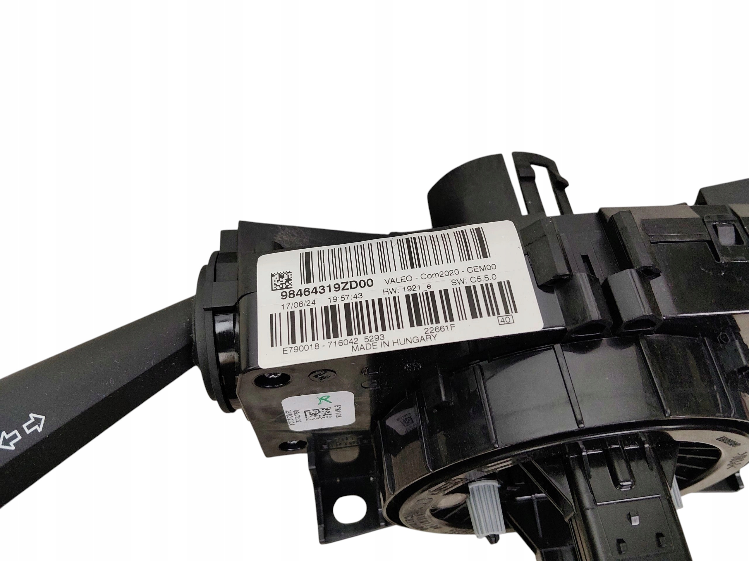 steering wheel levers and controls control ring JEEP AVENGER (2022-) 98464319ZD00