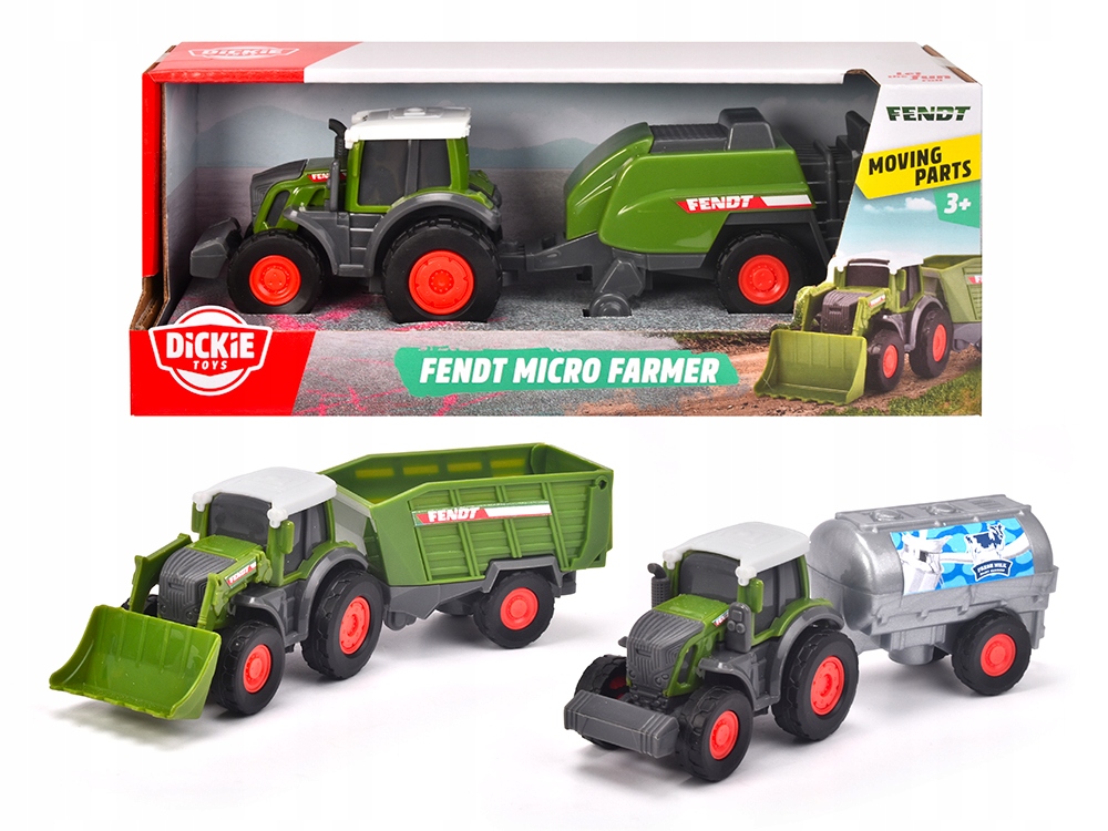 AUTO TRAKTOR FENDT MICRO FARMER 20 373 2002 DICKIE TOYS