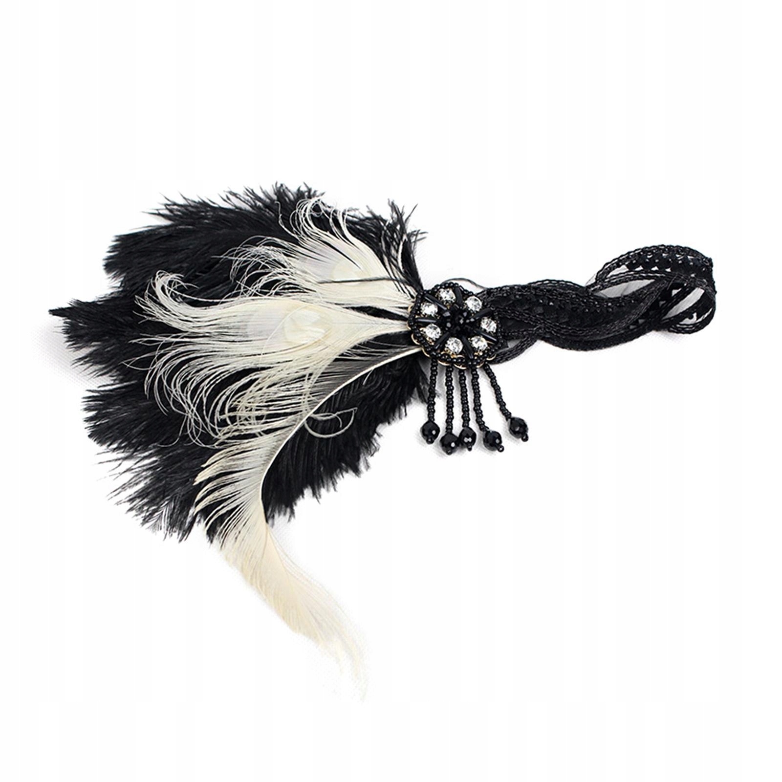 Nakrycie głowy z lat 20. XX wieku, czarne, be