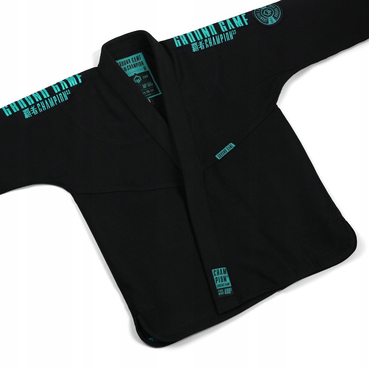 Ground Game Kimono/gi damskie do Bjj Champion 3.0 Mint Czarne F3