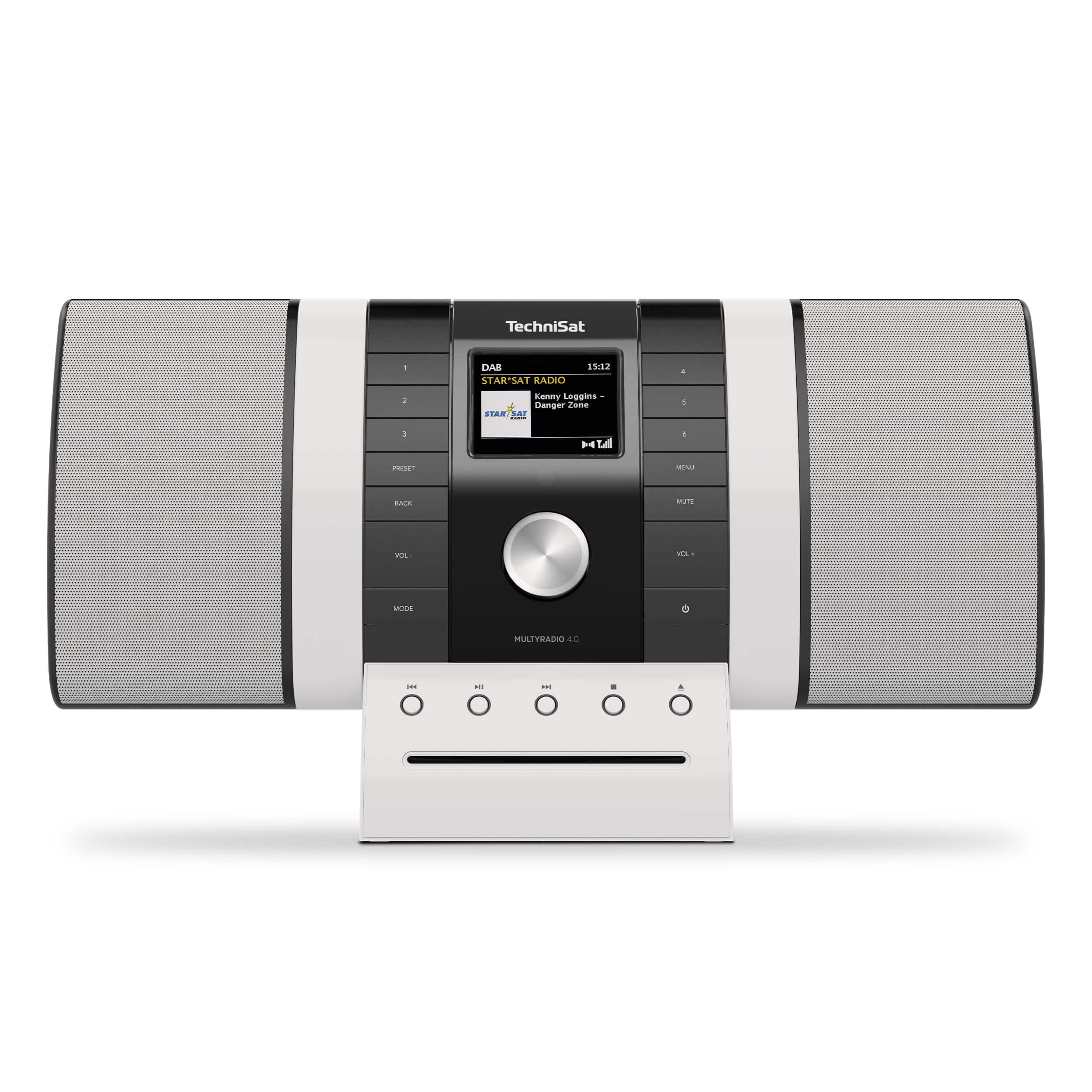 TechniSat Multyradio 4.0 Se internetové rádio Dab+, Spotify černá/bílá