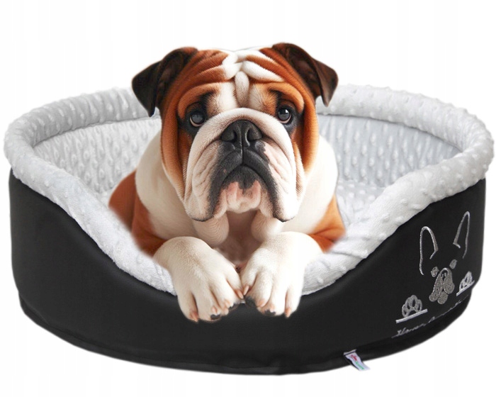 Levně Kotec potah spaní pelíšek pro psa mops buldok boxer ⌀ 65 cm