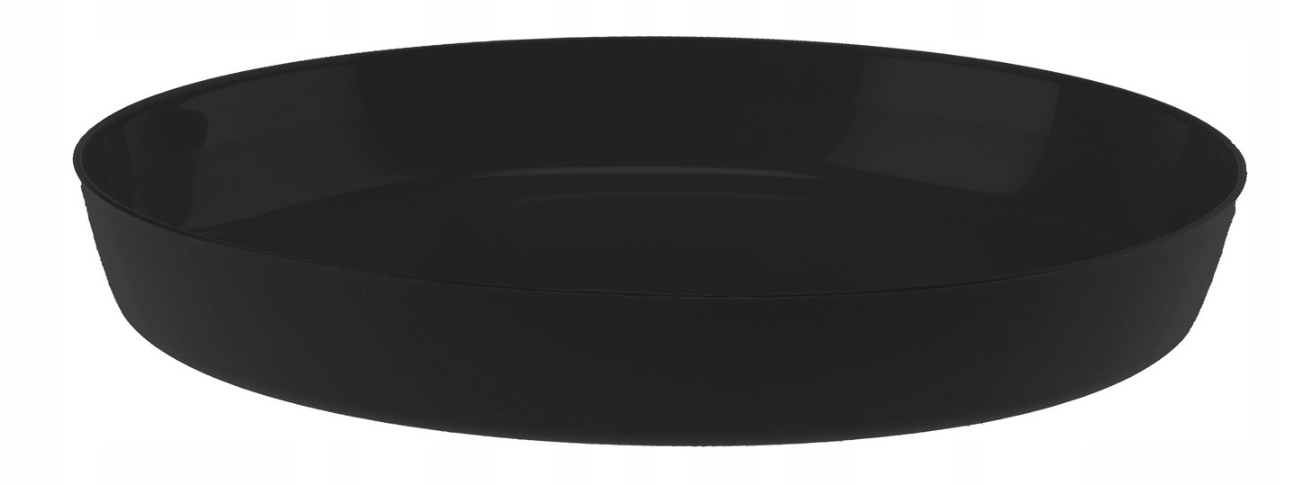 

Podstawka pod doniczkę Aga 23,8 cm czarna połysk
