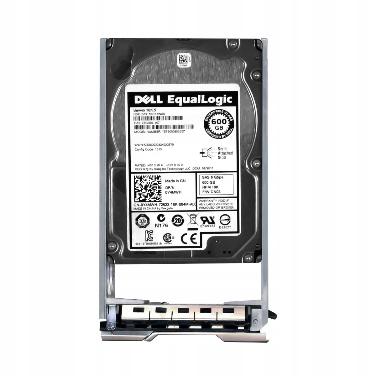 Dell 0Y4MWH 600GB 10K 64MB SAS-2 2.5'' ST9600205SS