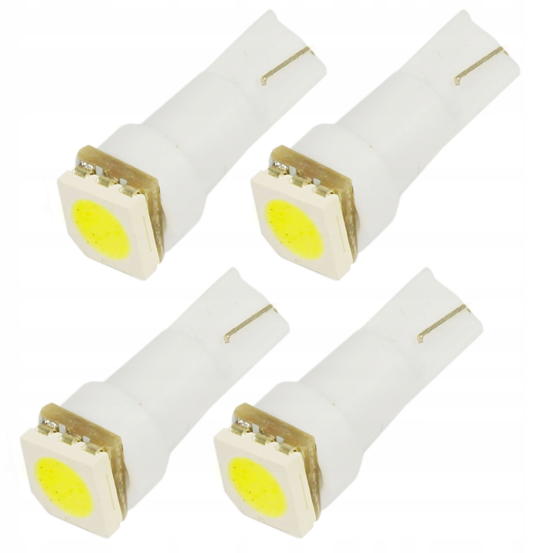 

4x Żarówka Led T5 W1,2W Licznik Zegary Biały Zimny