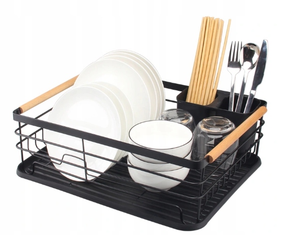 SUSZARKA DO NACZYŃ Z OCIEKACZEM STOJĄCA duża