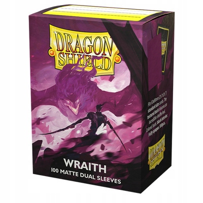 Koszulki Premium na karty talię Pokemon MtG Magic Dual Matte Wraith 100 szt