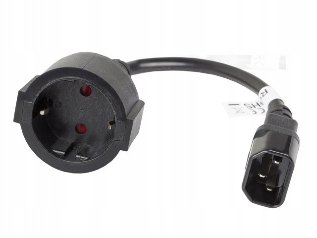 

Kabel Zasilający 3-PIN 20cm Iec 320 - C14 Adapter