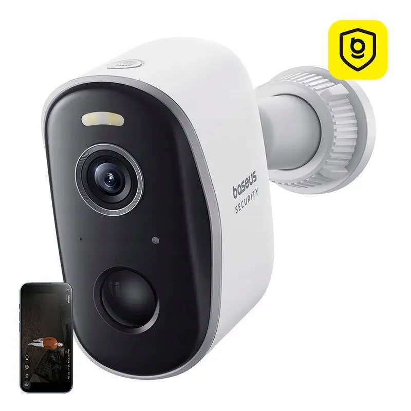 Zewnętrzna kamera Baseus Security N1 Plus 2K – biała Baseus
