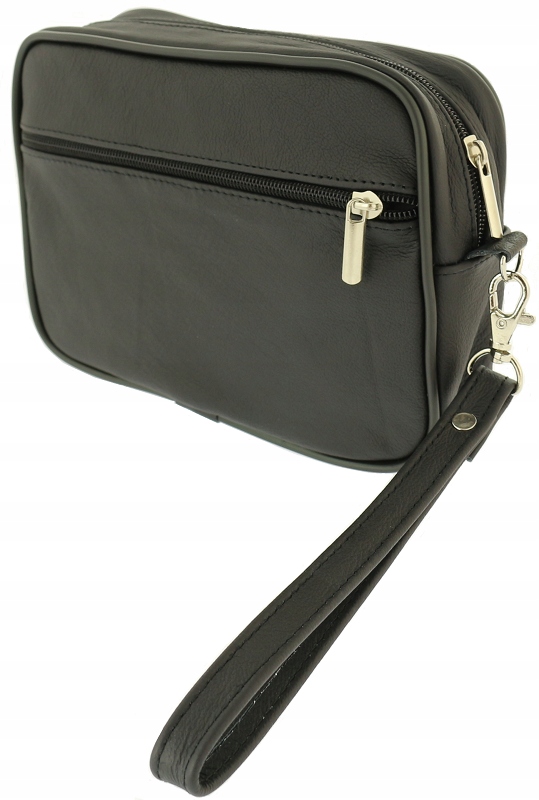 Skórzana SASZETKA męska POLSKA FIRMA SKÓRA 100% Model 2023