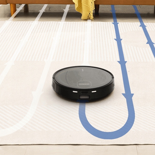 PROSCENIC X1 Robot sprzątający mopujący 0,5L STACJA 2,5L 3000Pa LiDAR Komunikacja wskaźnik czystości filtra wskaźnik zapełnienia worka/pojemnika