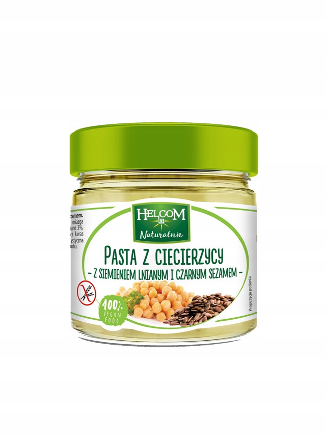 PASTA Z CIECIERZYCY Z LNEM BRĄZOWYM I SEZAMEM 190G