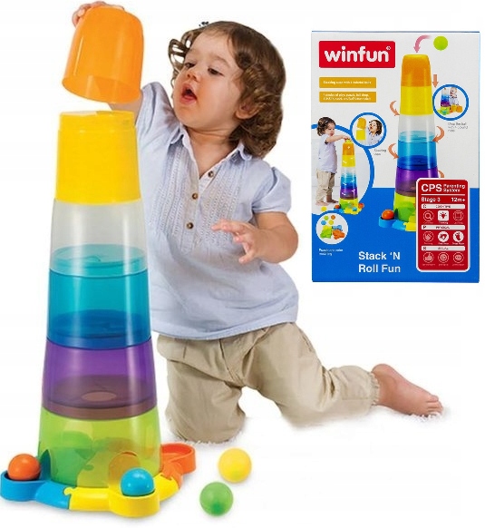 

Smily Duża Wieża Z Piłeczkami Sorter Piramida 0737