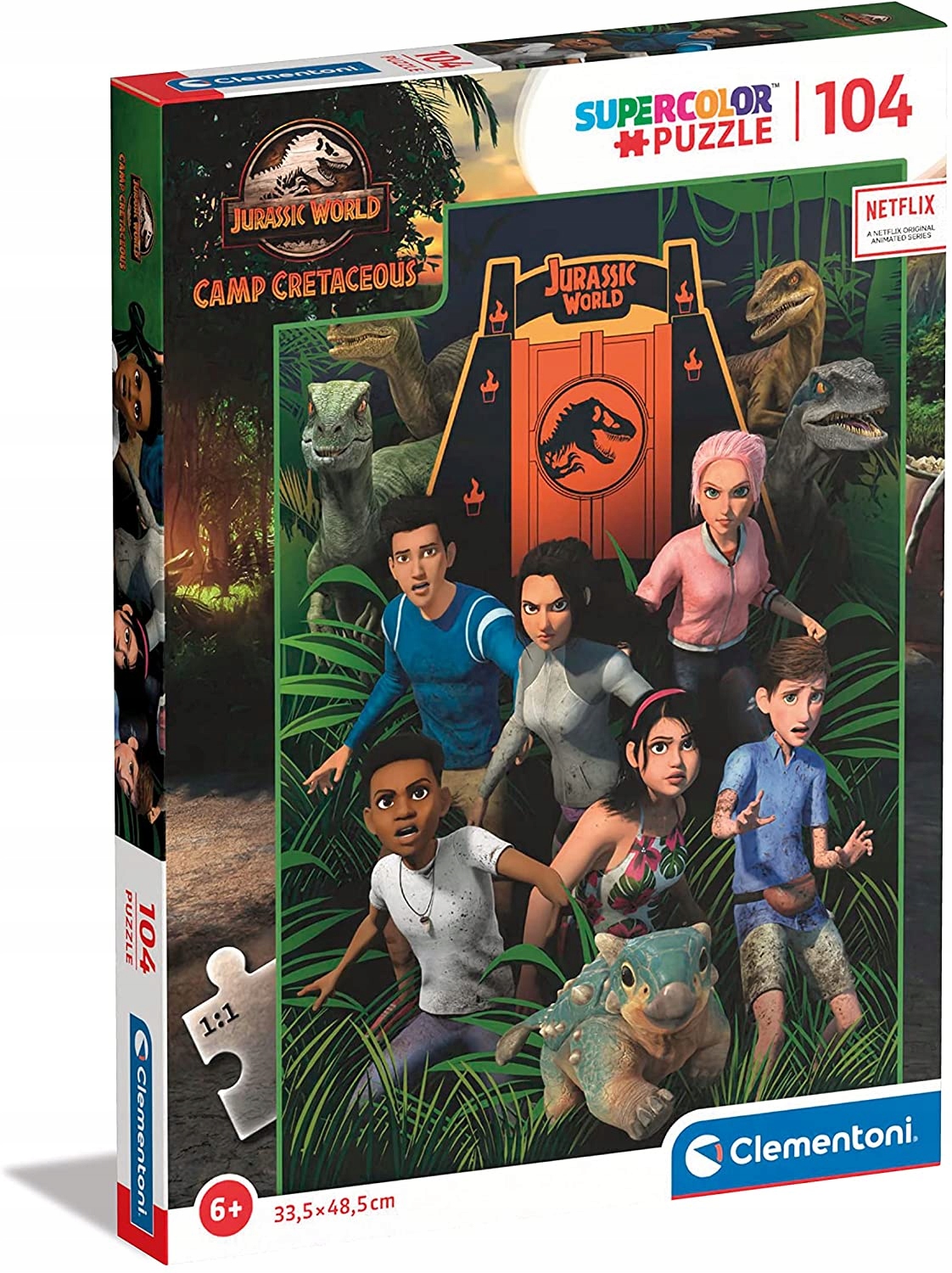 

Puzzle 104 Jurassic World Dinozaury 27544