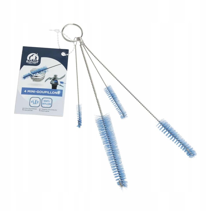 Levně 4x Elephant Sada kartáčků na čištění, které jsou obtížně dostupné, 4 ks