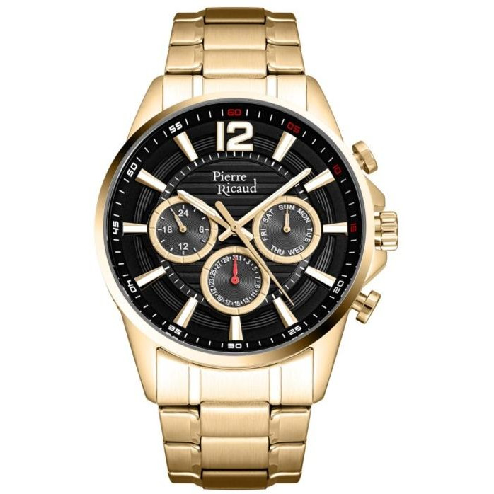 Pánské Hodinky Pierre Ricaud P97040.1154QF Zlaté
